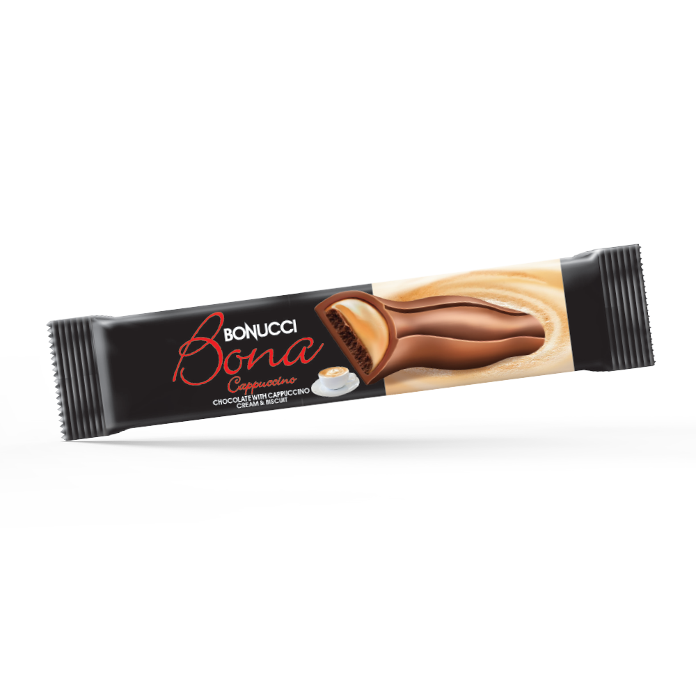 Bonucci Bona Sütlü Çikolata Kaplamalı Bisküvi