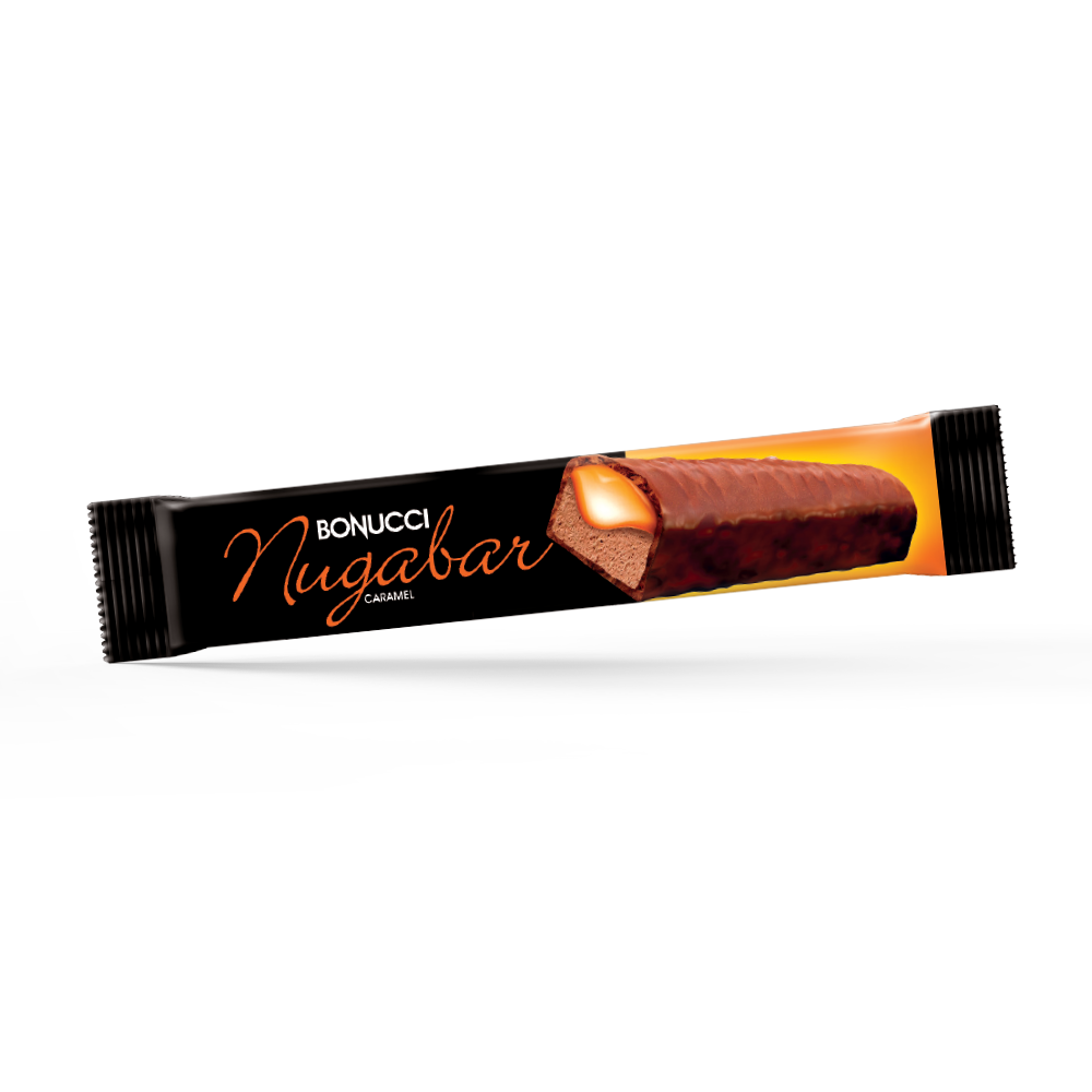 Bonucci Nugabar Sütlü Çikolata Kaplamalı Nuga