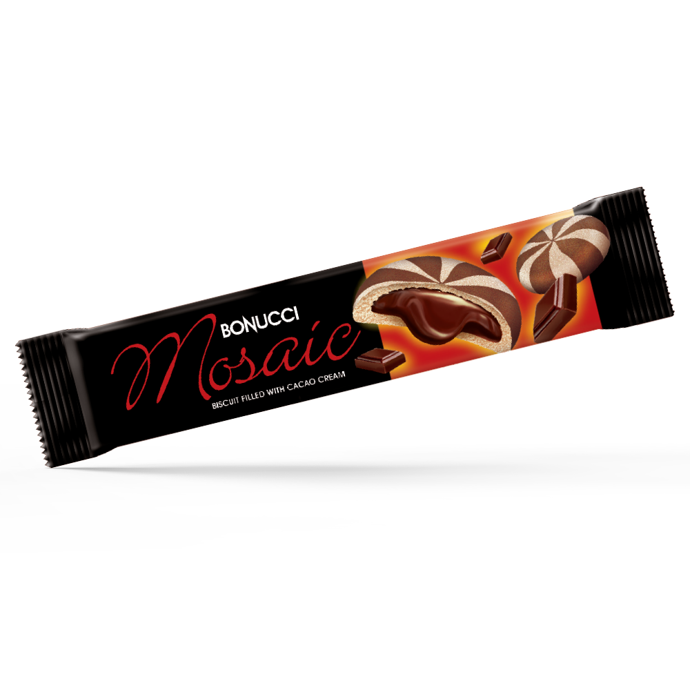 Bonucci Mosaic Kakao Krema Dolgulu Bisküvi