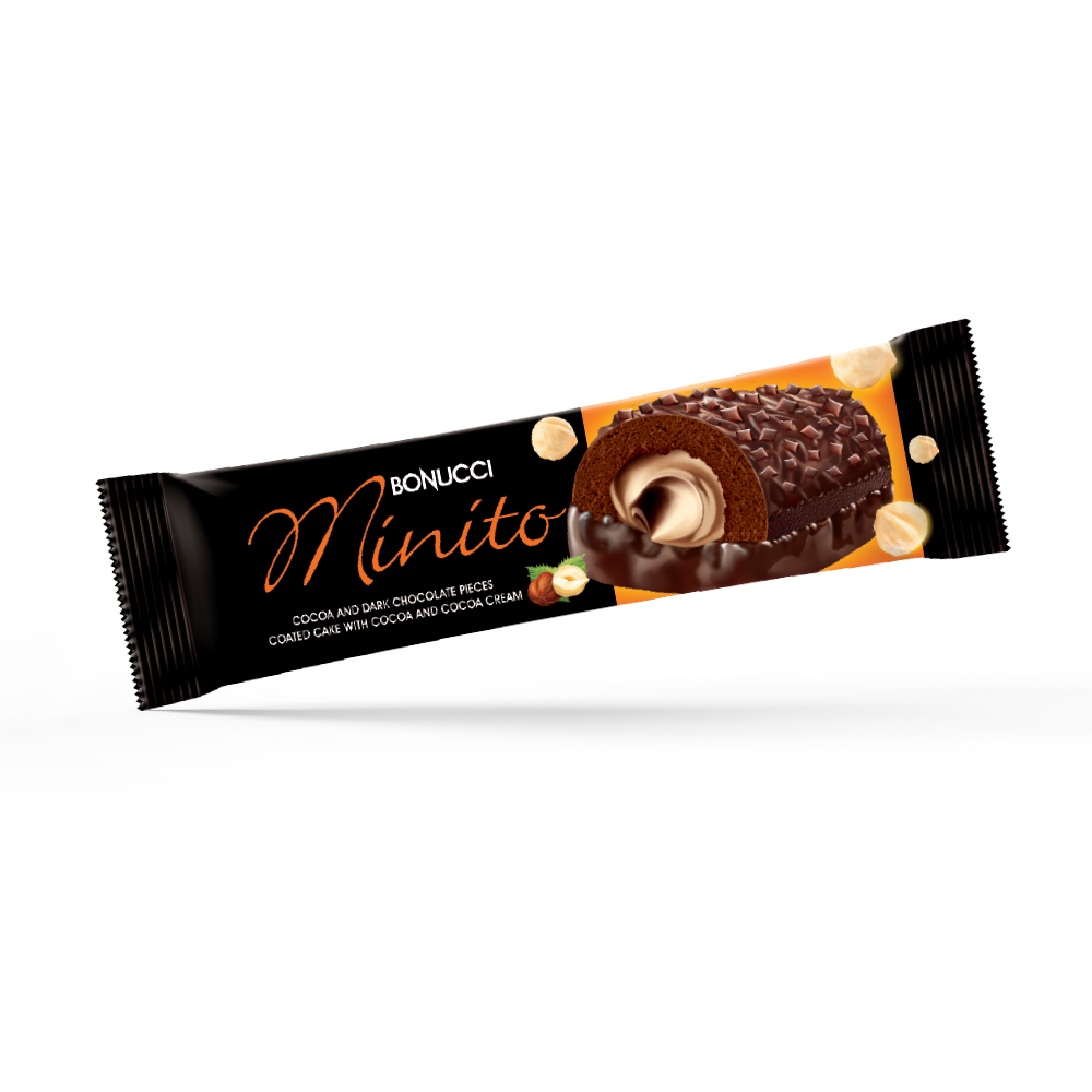 Bonucci Minito Kakao ve Bitter Kakao Parçacıklı Kek